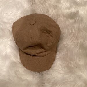 Captain Wool Blend Women Cabbie Hat, Color Camel